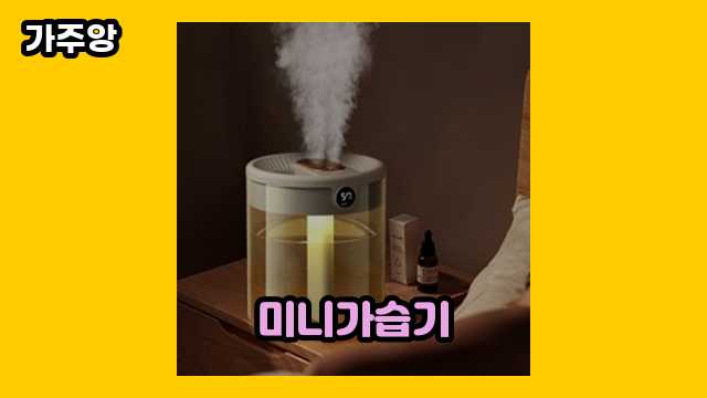 2024년 1월 미니가습기, 무선미니가습기, 미니 가습기 500ml, 미니 가습기 진동자 외 가격 특가 정리