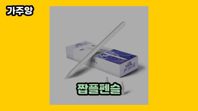  짭플펜슬, 애플펜슬2세대, 로렌텍 펜슬, dsm 펜슬 외 후기 및 추천 정리 가격