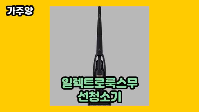 💥 2024년 4월 기준 일렉트로룩스무선청소기 외 비교 추천 가격