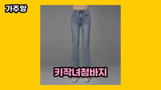 60대 트렌디한 여성이 선택한 키작녀청바지 BEST 19 