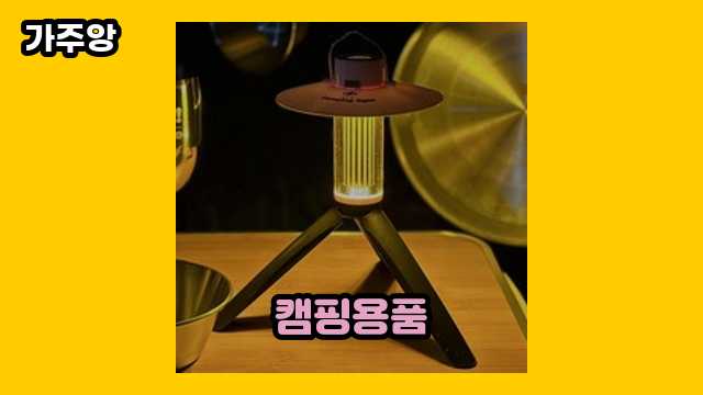  캠핑용품 외 가격 특가 추천