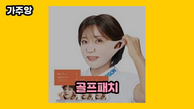  골프패치 외 추천 비교 가격