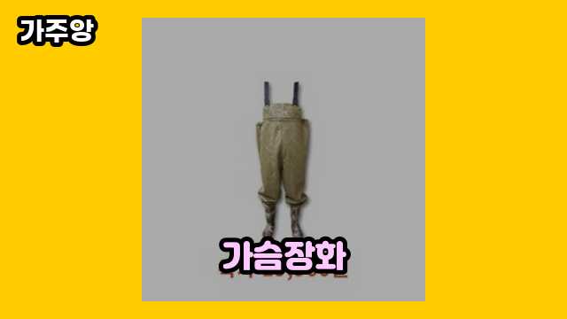  가슴장화 외 정보 특가 가격